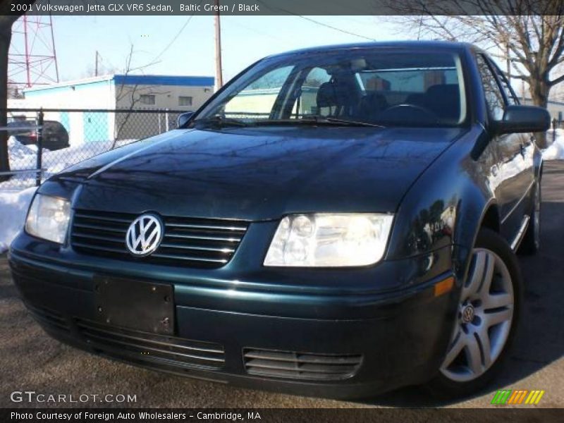 Baltic Green / Black 2001 Volkswagen Jetta GLX VR6 Sedan