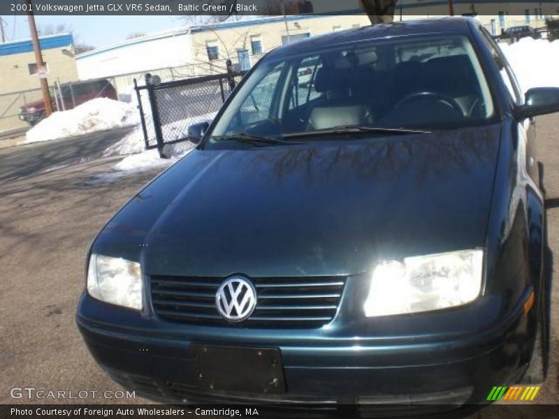 Baltic Green / Black 2001 Volkswagen Jetta GLX VR6 Sedan