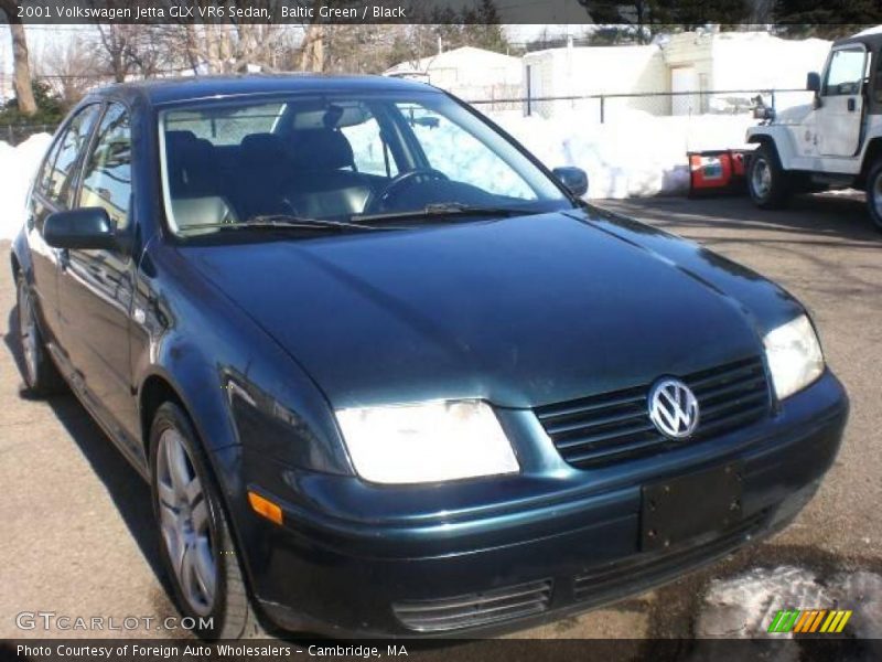 Baltic Green / Black 2001 Volkswagen Jetta GLX VR6 Sedan