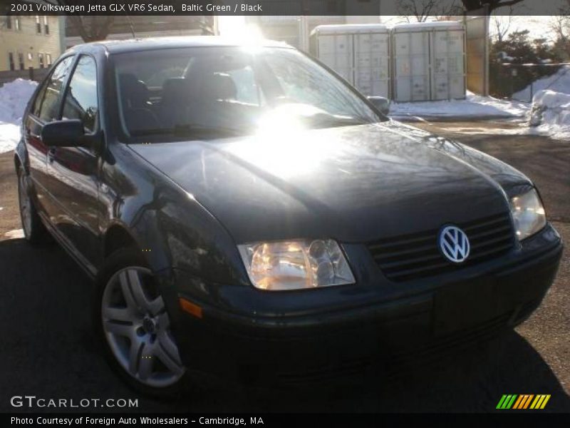 Baltic Green / Black 2001 Volkswagen Jetta GLX VR6 Sedan