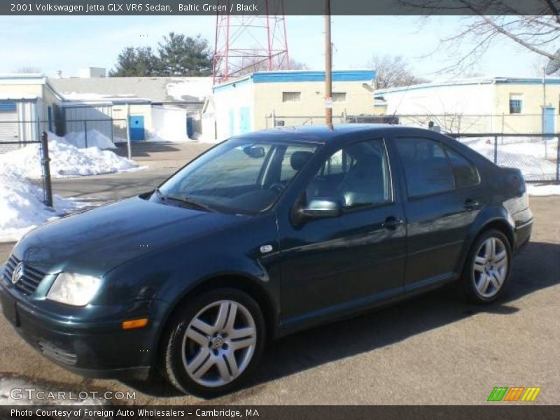 Baltic Green / Black 2001 Volkswagen Jetta GLX VR6 Sedan