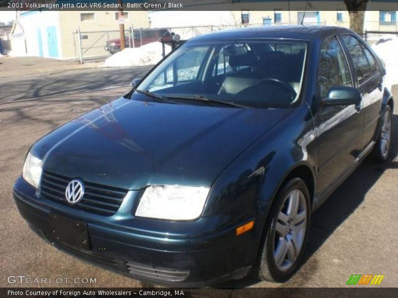 Baltic Green / Black 2001 Volkswagen Jetta GLX VR6 Sedan
