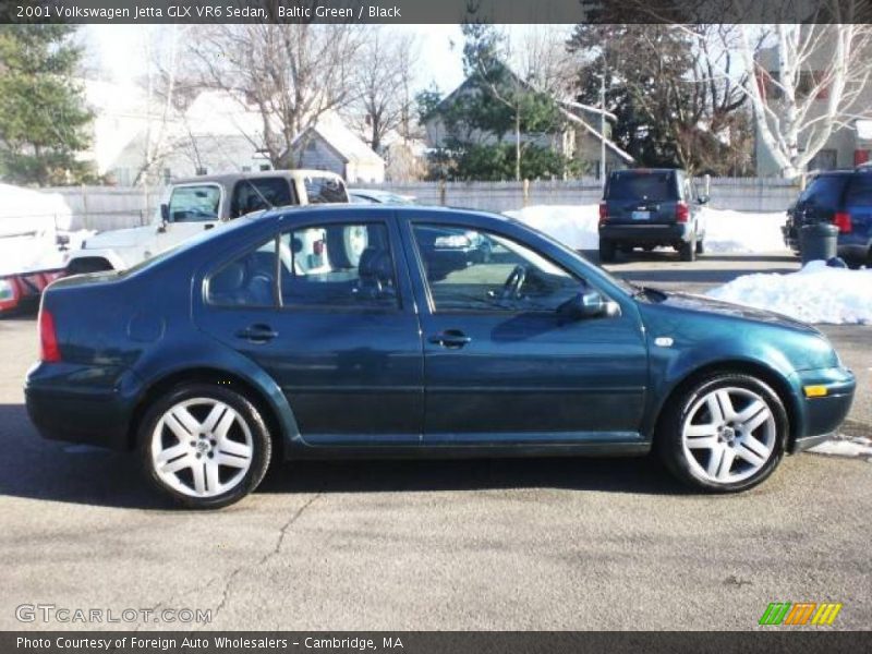 Baltic Green / Black 2001 Volkswagen Jetta GLX VR6 Sedan