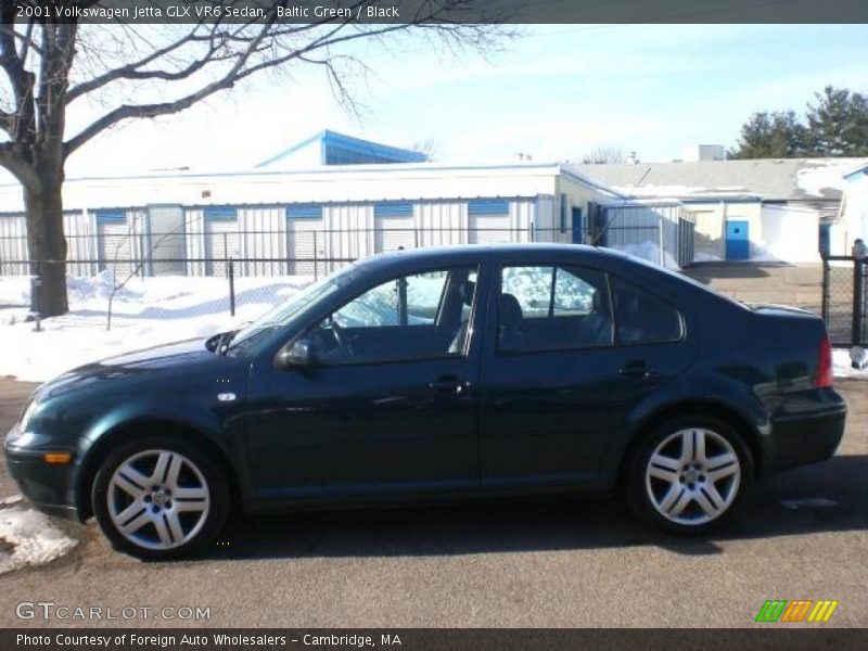 Baltic Green / Black 2001 Volkswagen Jetta GLX VR6 Sedan