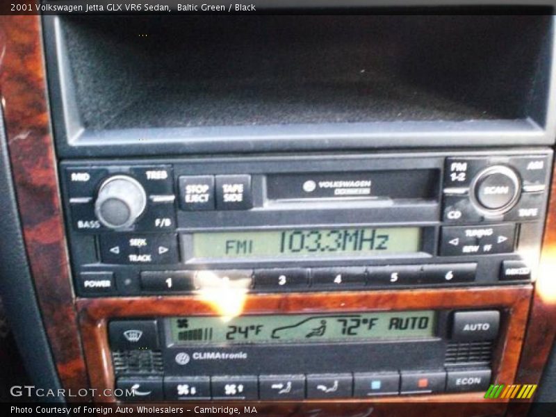 Baltic Green / Black 2001 Volkswagen Jetta GLX VR6 Sedan