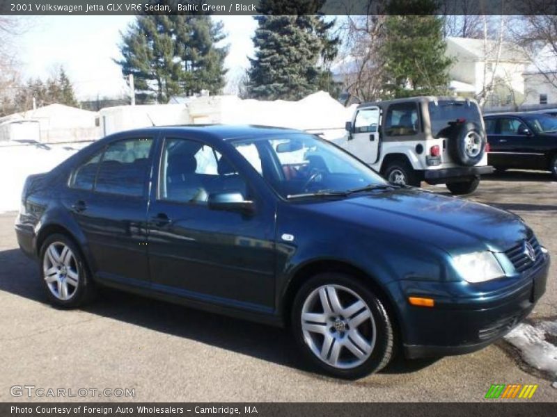Baltic Green / Black 2001 Volkswagen Jetta GLX VR6 Sedan