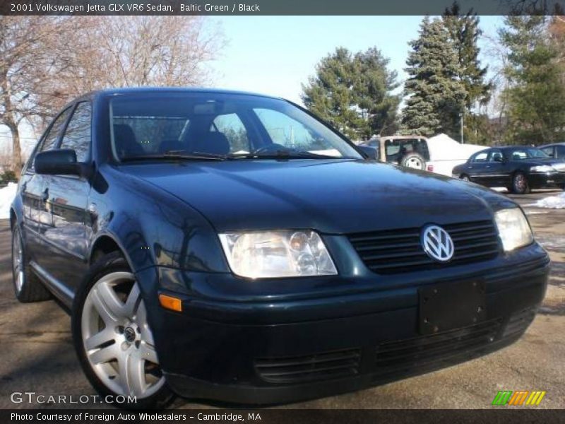 Baltic Green / Black 2001 Volkswagen Jetta GLX VR6 Sedan