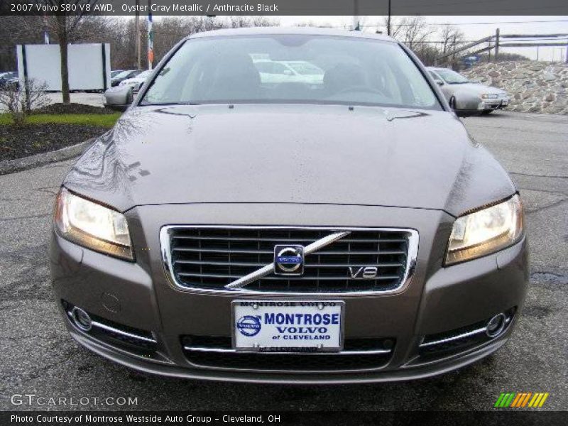 Oyster Gray Metallic / Anthracite Black 2007 Volvo S80 V8 AWD