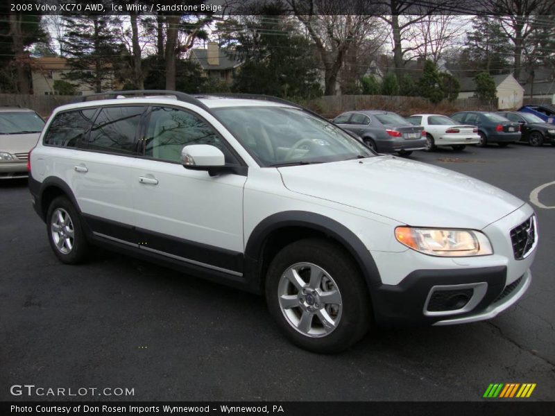 Ice White / Sandstone Beige 2008 Volvo XC70 AWD