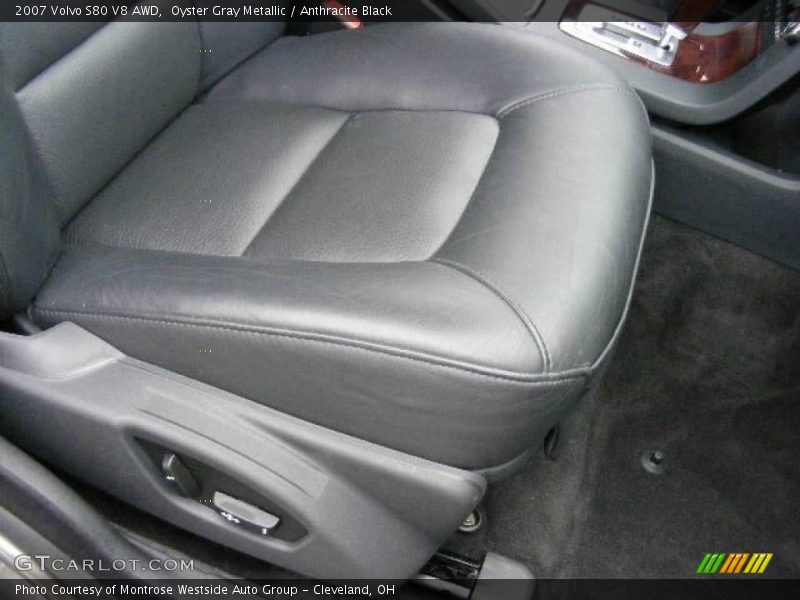 Oyster Gray Metallic / Anthracite Black 2007 Volvo S80 V8 AWD