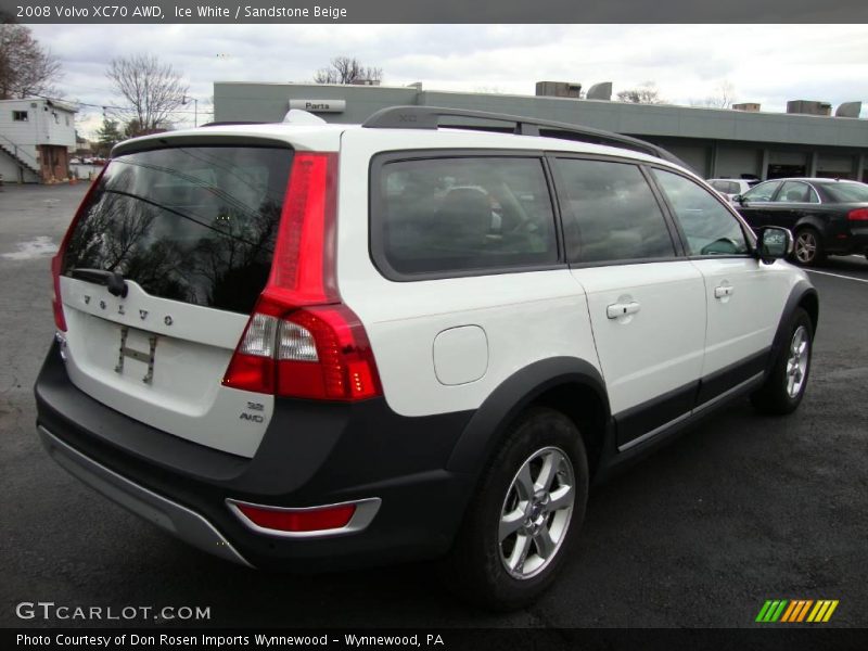 Ice White / Sandstone Beige 2008 Volvo XC70 AWD