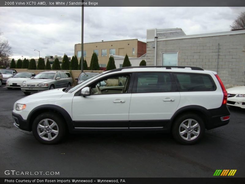 Ice White / Sandstone Beige 2008 Volvo XC70 AWD
