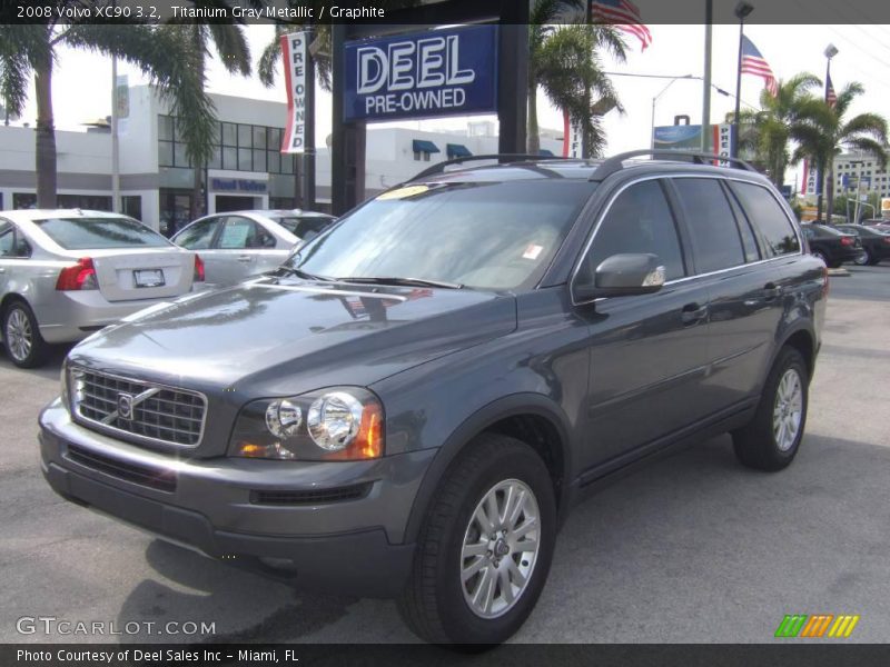 Titanium Gray Metallic / Graphite 2008 Volvo XC90 3.2