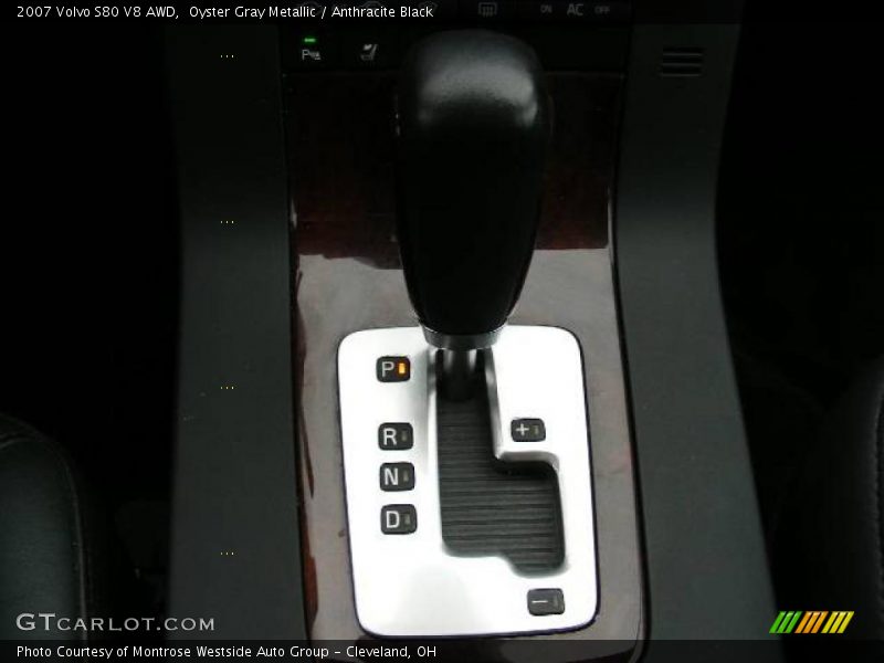 Oyster Gray Metallic / Anthracite Black 2007 Volvo S80 V8 AWD