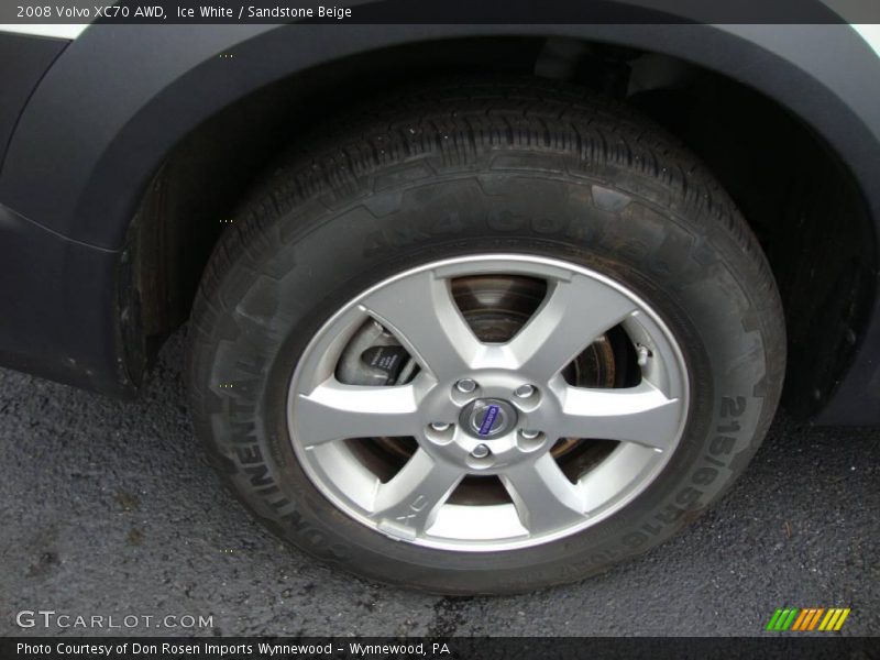 Ice White / Sandstone Beige 2008 Volvo XC70 AWD