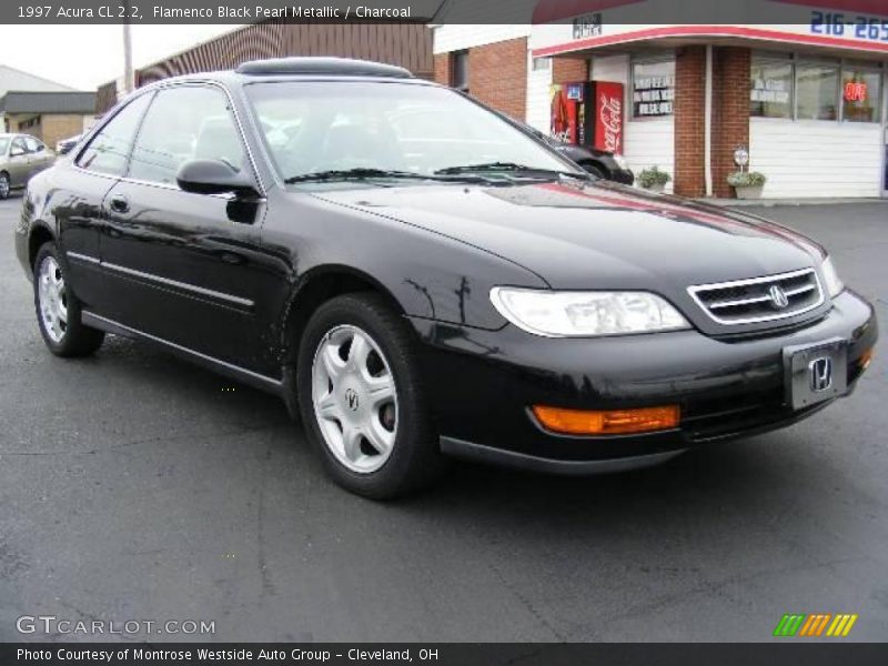Flamenco Black Pearl Metallic / Charcoal 1997 Acura CL 2.2