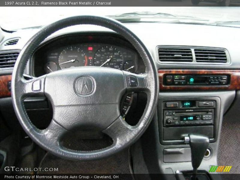 Flamenco Black Pearl Metallic / Charcoal 1997 Acura CL 2.2