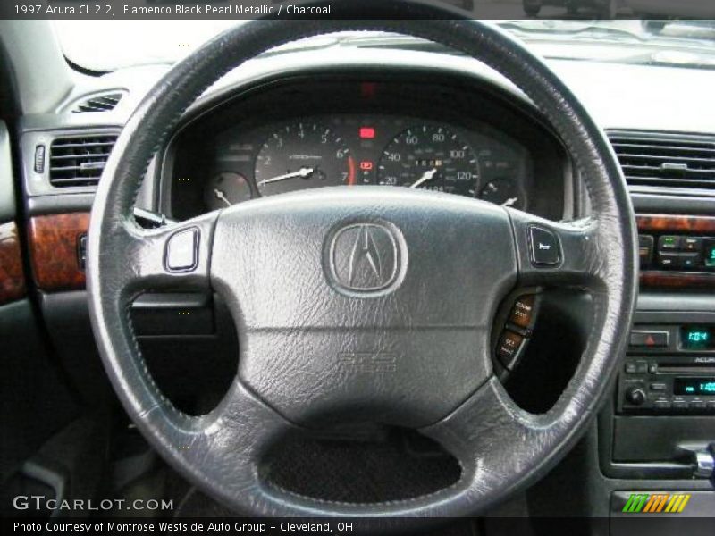 Flamenco Black Pearl Metallic / Charcoal 1997 Acura CL 2.2