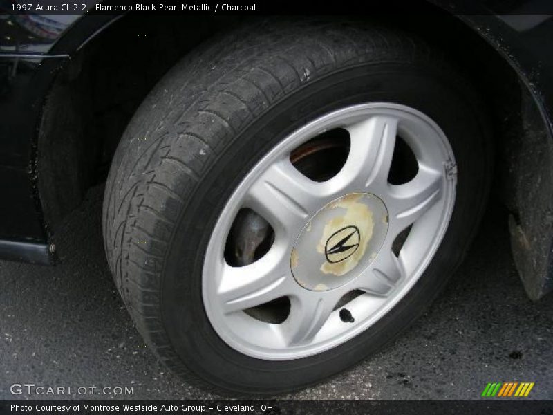 Flamenco Black Pearl Metallic / Charcoal 1997 Acura CL 2.2
