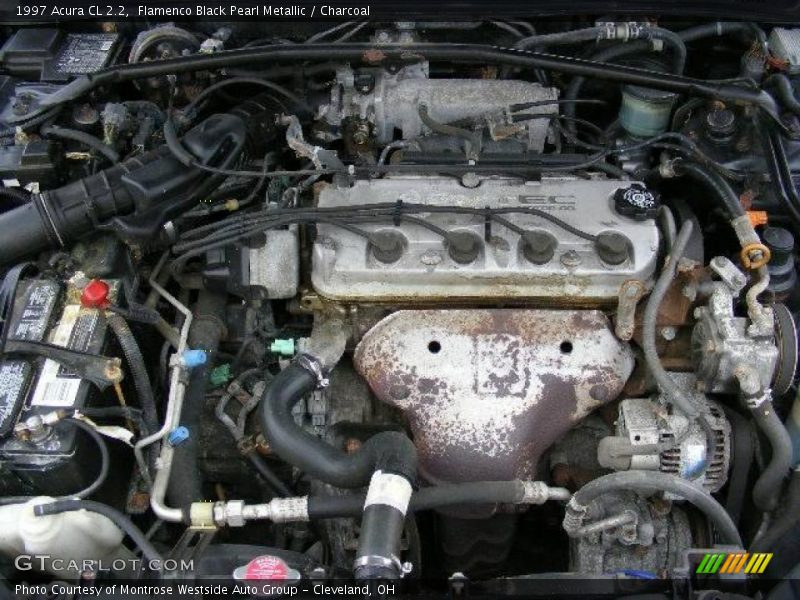 Flamenco Black Pearl Metallic / Charcoal 1997 Acura CL 2.2