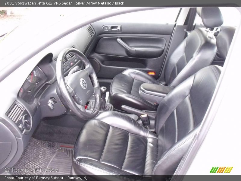 Silver Arrow Metallic / Black 2001 Volkswagen Jetta GLS VR6 Sedan
