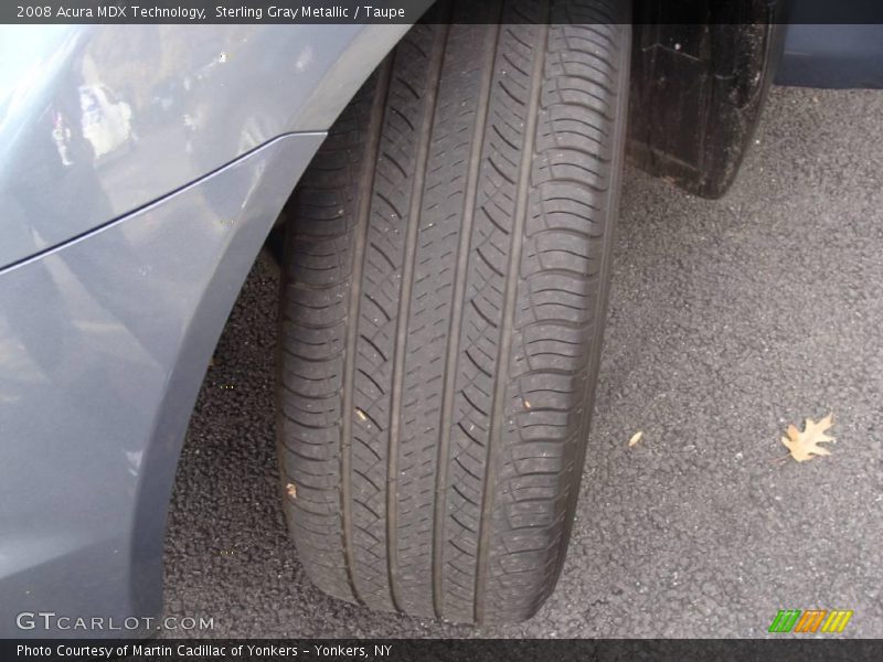 Sterling Gray Metallic / Taupe 2008 Acura MDX Technology