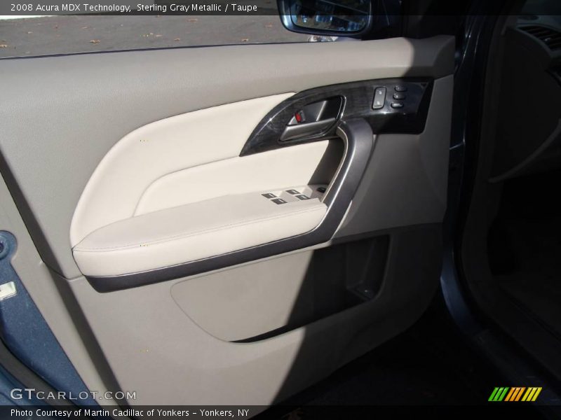 Sterling Gray Metallic / Taupe 2008 Acura MDX Technology