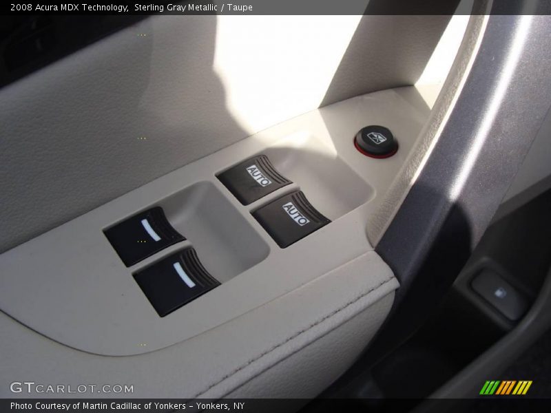 Sterling Gray Metallic / Taupe 2008 Acura MDX Technology