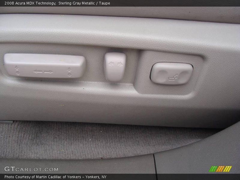 Sterling Gray Metallic / Taupe 2008 Acura MDX Technology