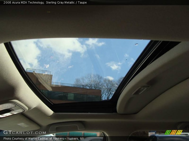 Sterling Gray Metallic / Taupe 2008 Acura MDX Technology