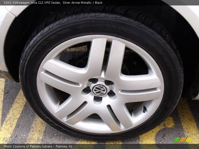 Silver Arrow Metallic / Black 2001 Volkswagen Jetta GLS VR6 Sedan