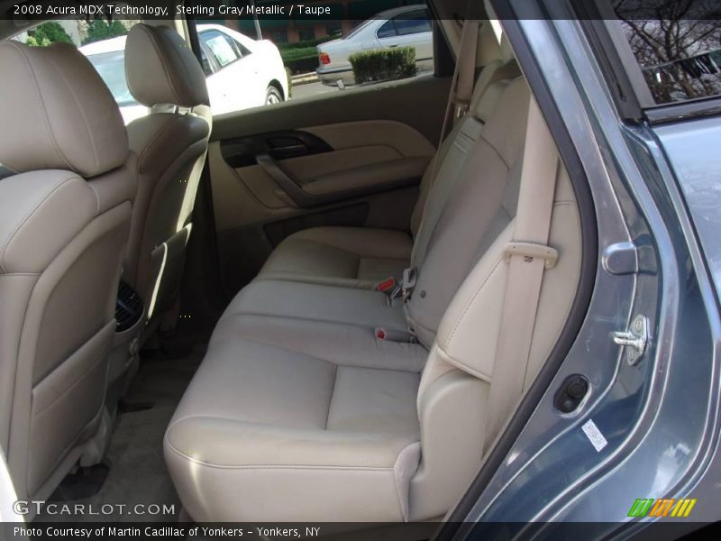 Sterling Gray Metallic / Taupe 2008 Acura MDX Technology
