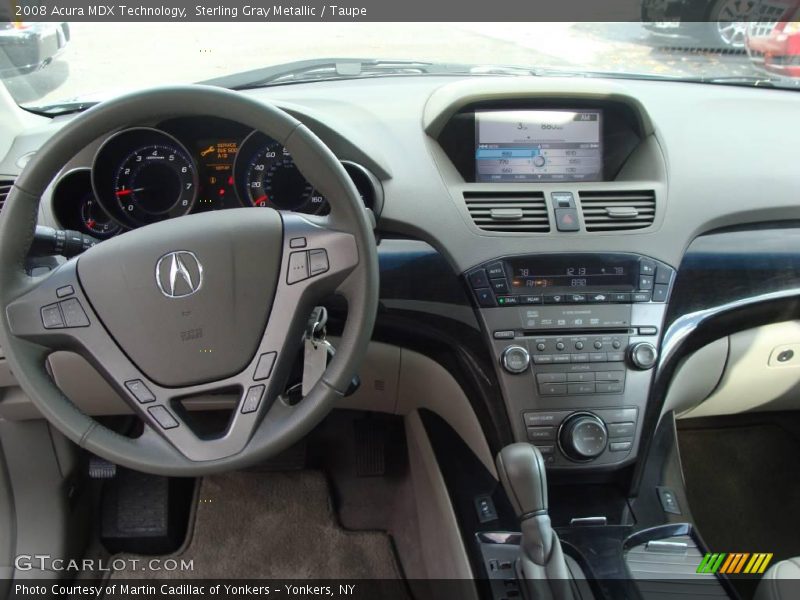 Sterling Gray Metallic / Taupe 2008 Acura MDX Technology