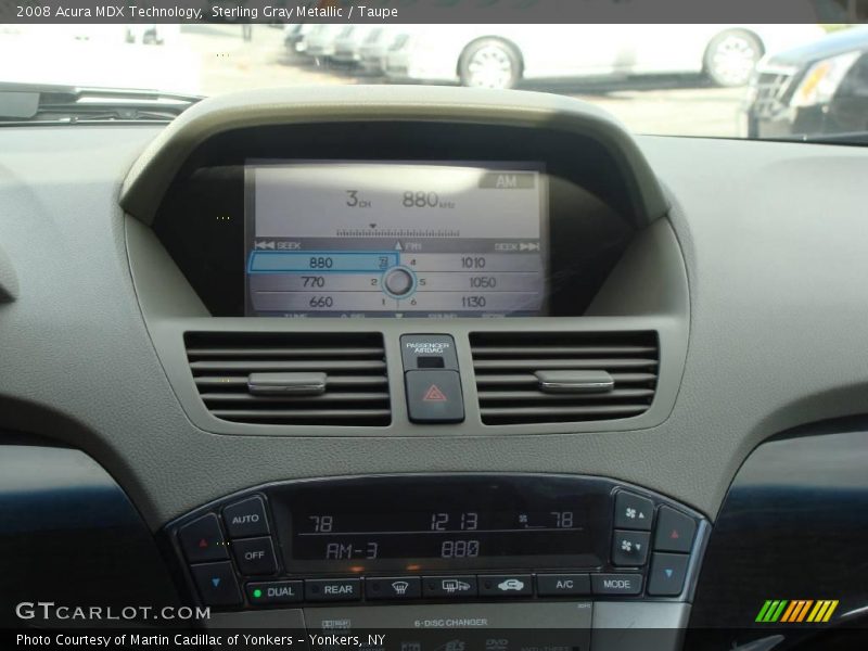 Sterling Gray Metallic / Taupe 2008 Acura MDX Technology