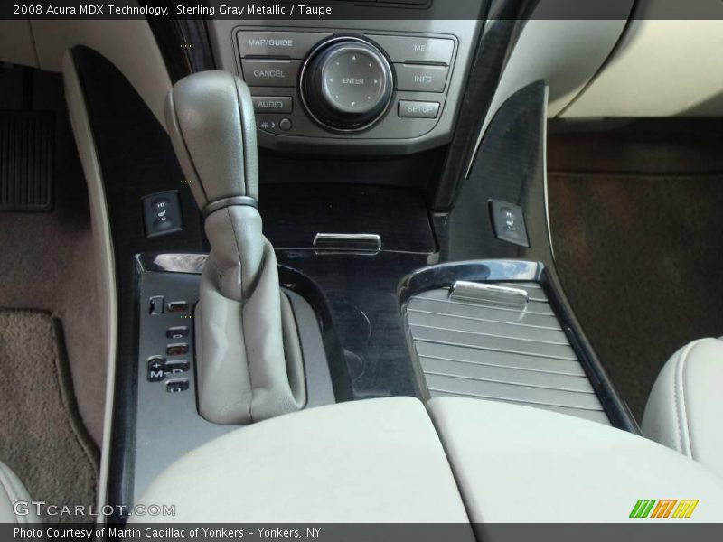 Sterling Gray Metallic / Taupe 2008 Acura MDX Technology