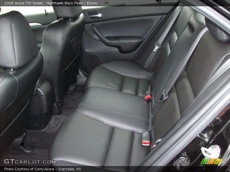 Nighthawk Black Pearl / Ebony 2008 Acura TSX Sedan