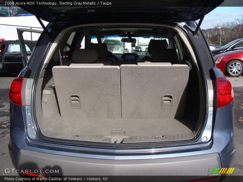 Sterling Gray Metallic / Taupe 2008 Acura MDX Technology