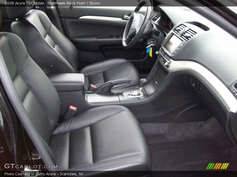 Nighthawk Black Pearl / Ebony 2008 Acura TSX Sedan