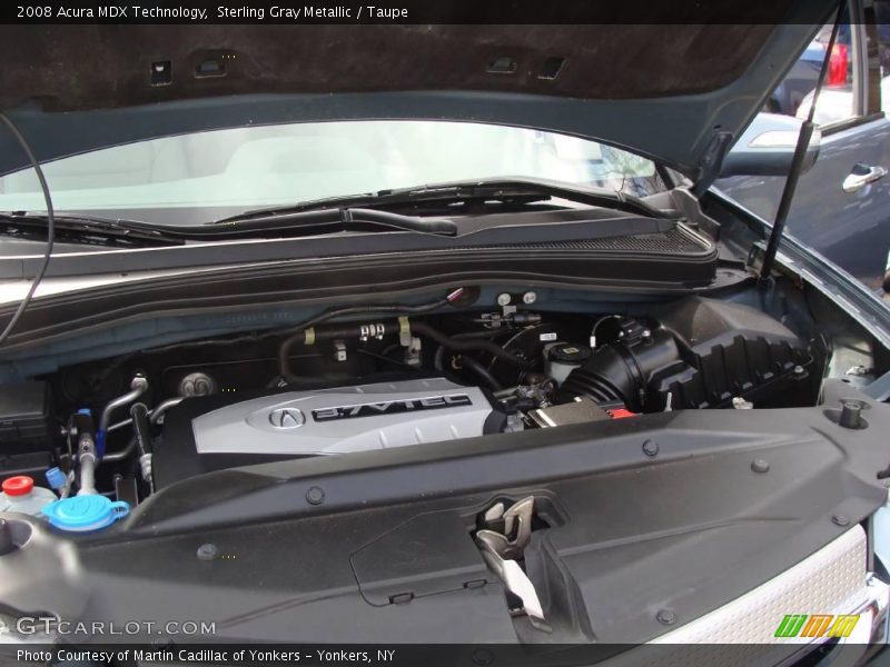 Sterling Gray Metallic / Taupe 2008 Acura MDX Technology