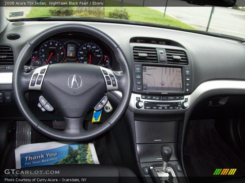 Nighthawk Black Pearl / Ebony 2008 Acura TSX Sedan