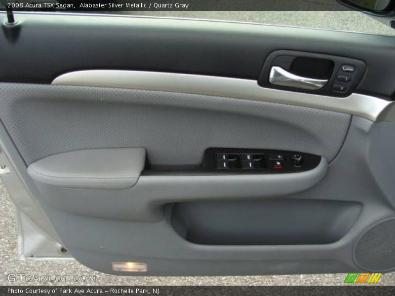 Alabaster Silver Metallic / Quartz Gray 2008 Acura TSX Sedan