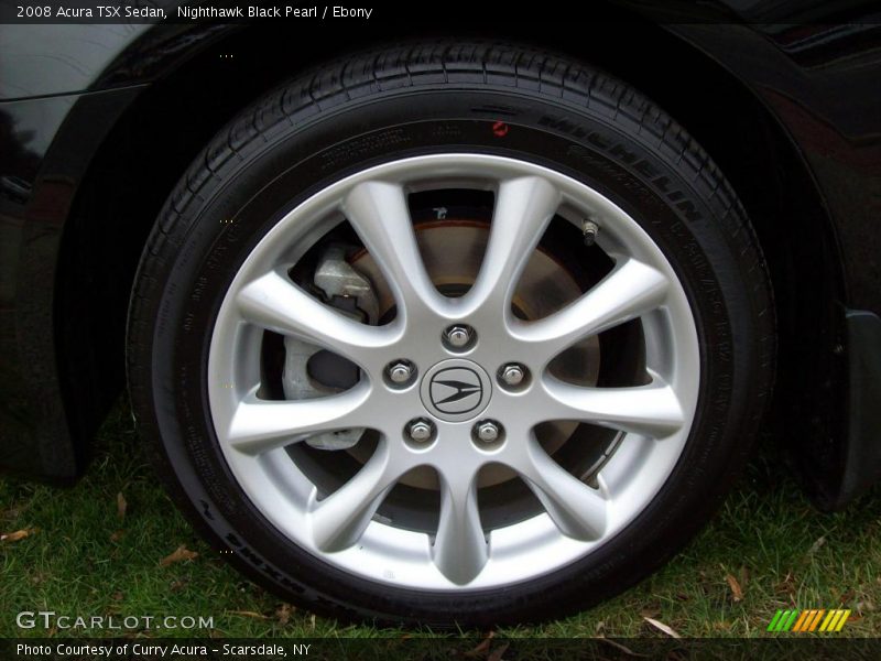 Nighthawk Black Pearl / Ebony 2008 Acura TSX Sedan