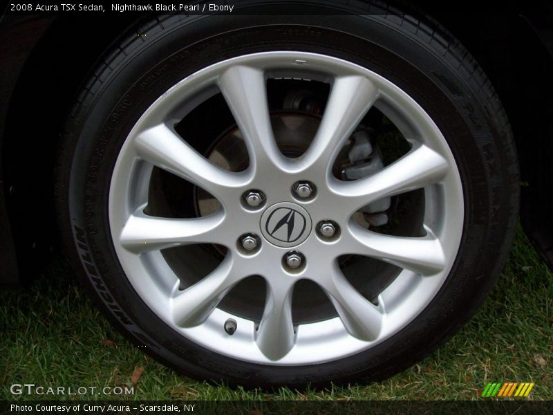 Nighthawk Black Pearl / Ebony 2008 Acura TSX Sedan