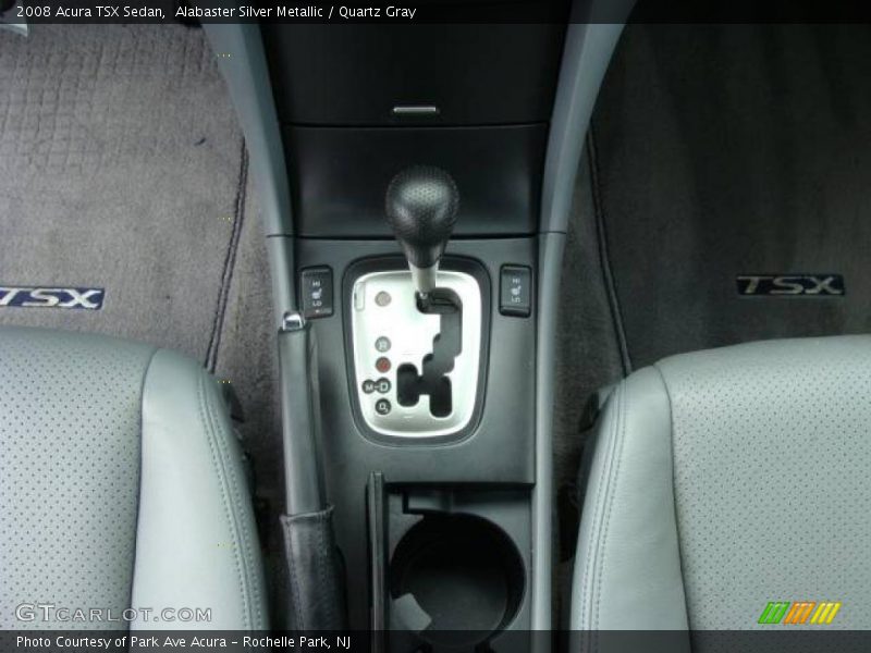 Alabaster Silver Metallic / Quartz Gray 2008 Acura TSX Sedan