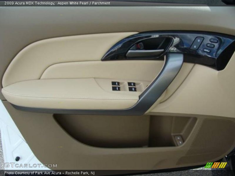 Aspen White Pearl / Parchment 2009 Acura MDX Technology