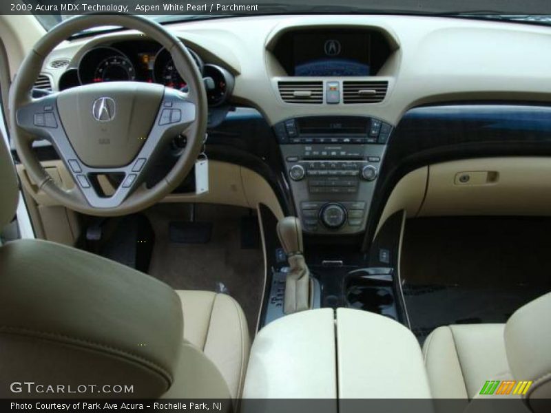 Aspen White Pearl / Parchment 2009 Acura MDX Technology