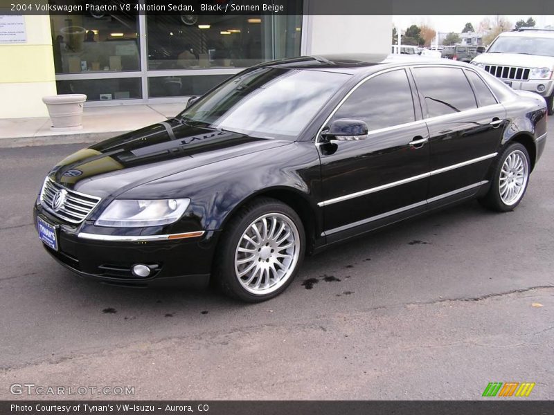 Black / Sonnen Beige 2004 Volkswagen Phaeton V8 4Motion Sedan