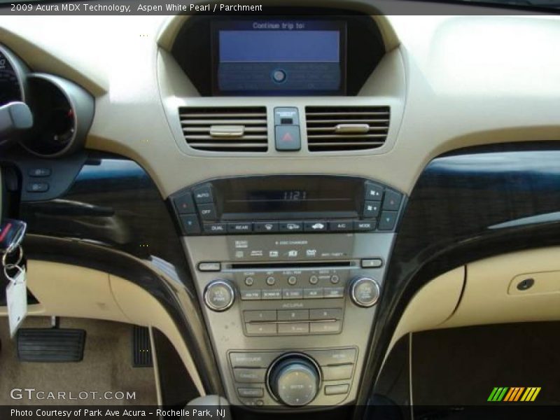 Aspen White Pearl / Parchment 2009 Acura MDX Technology