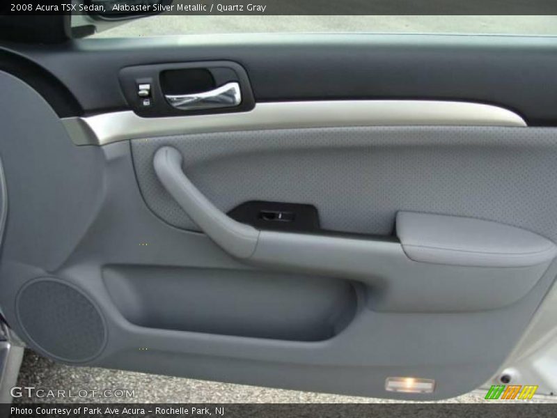 Alabaster Silver Metallic / Quartz Gray 2008 Acura TSX Sedan