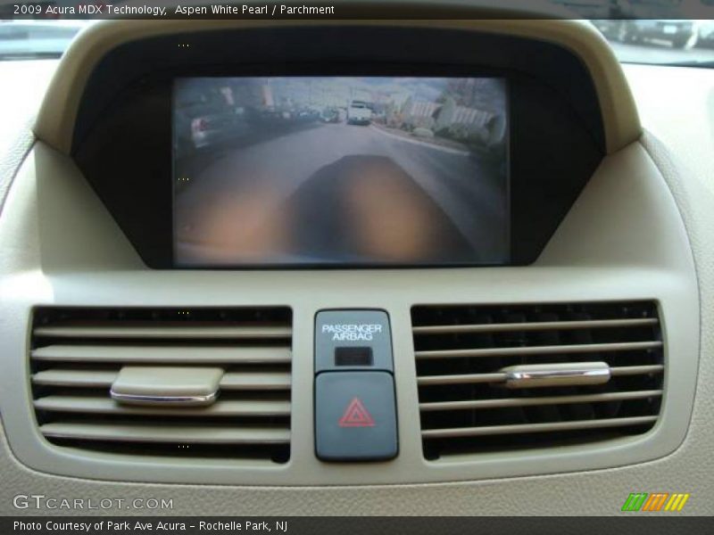 Aspen White Pearl / Parchment 2009 Acura MDX Technology